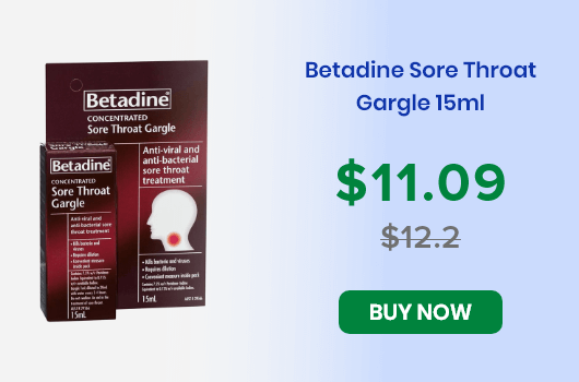 Betadine Sore Throat Gargle